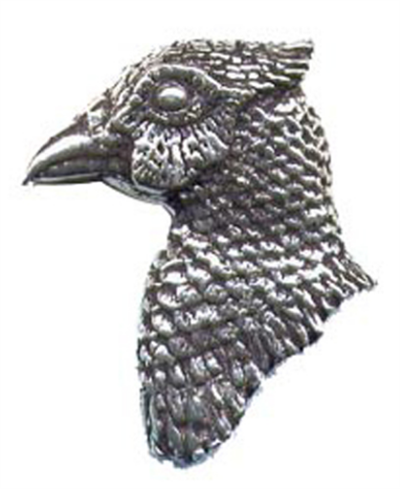 Bisley Pewter Pin - Pheasant's Head